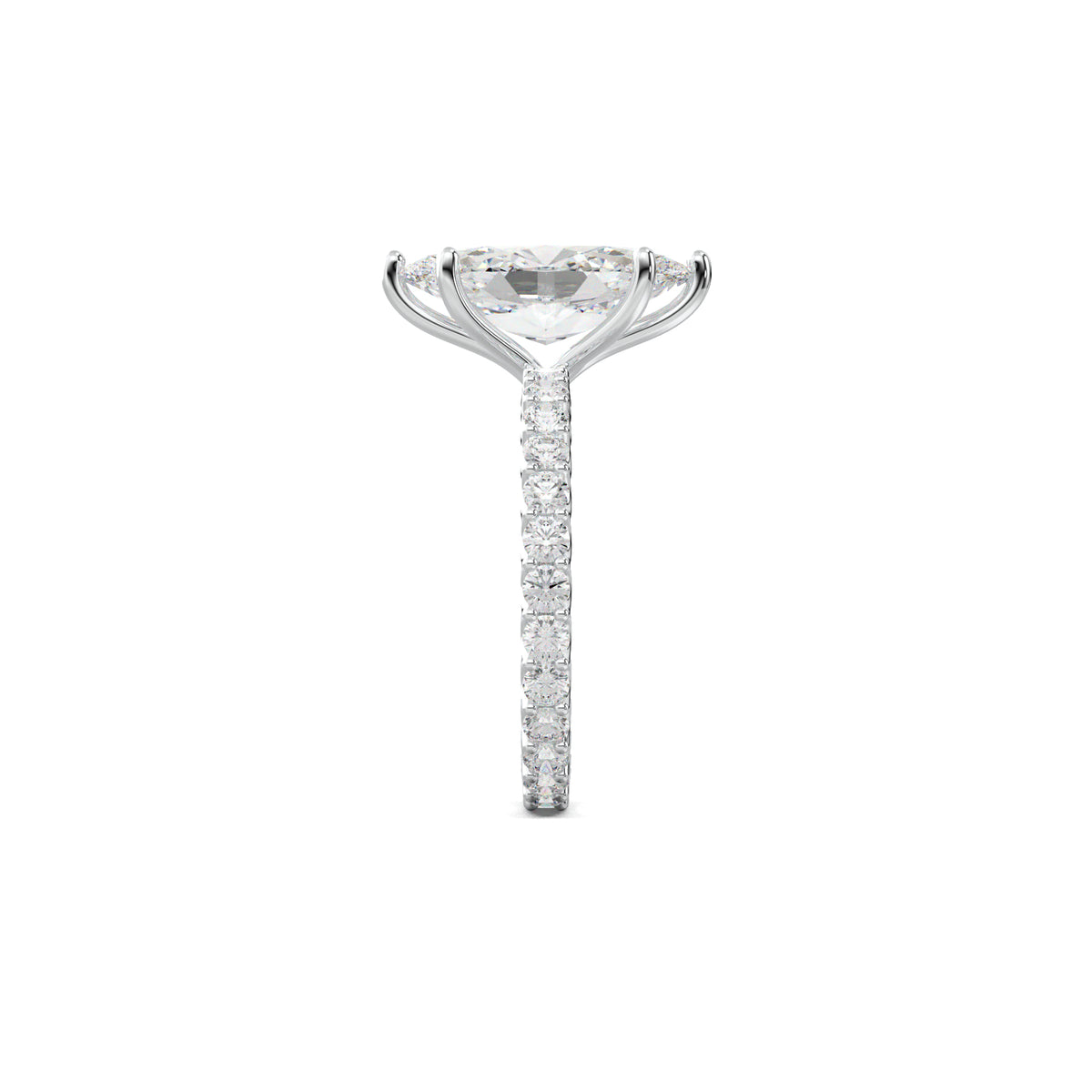 PR0116 white gold side view