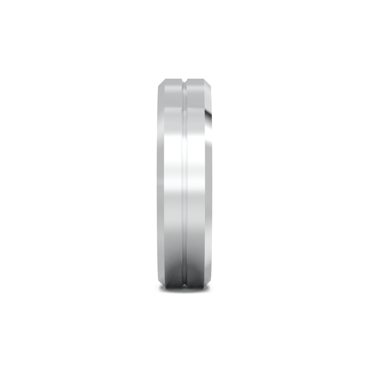 PR0135 men's band white gold side view