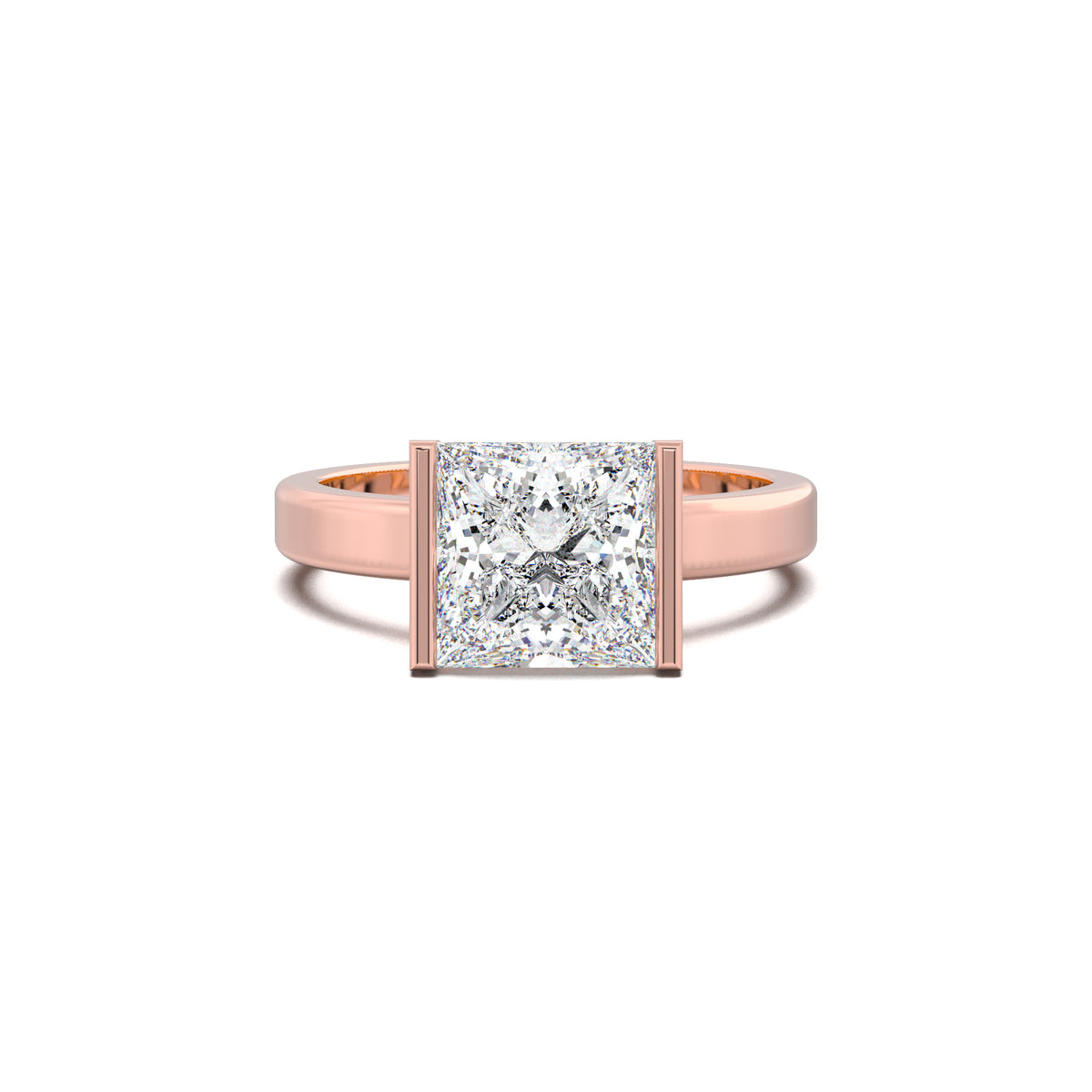 PR0137 rose gold top view