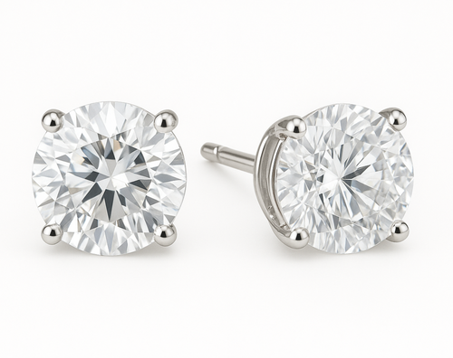 Blue One & Only 2.08ct Studs