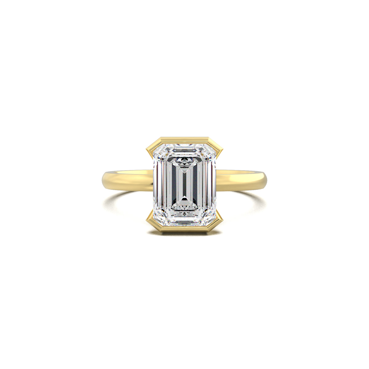 Yellow Gold top view