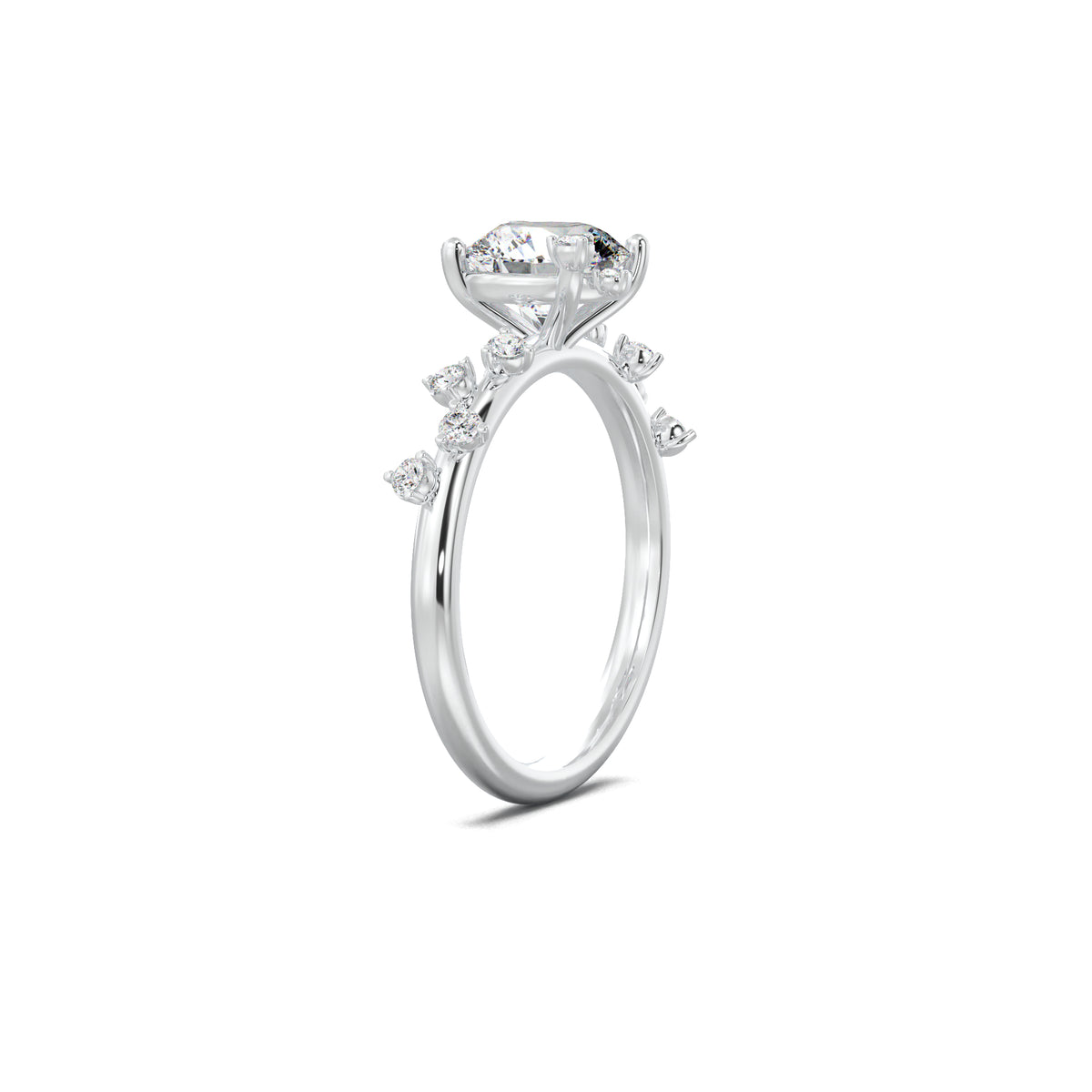 PR0020 white gold three-quarter view