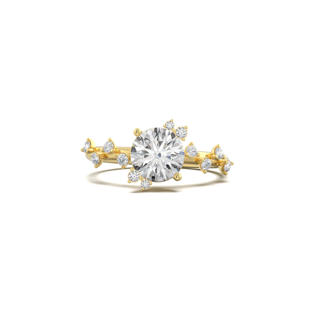 PR0020 yellow gold top view