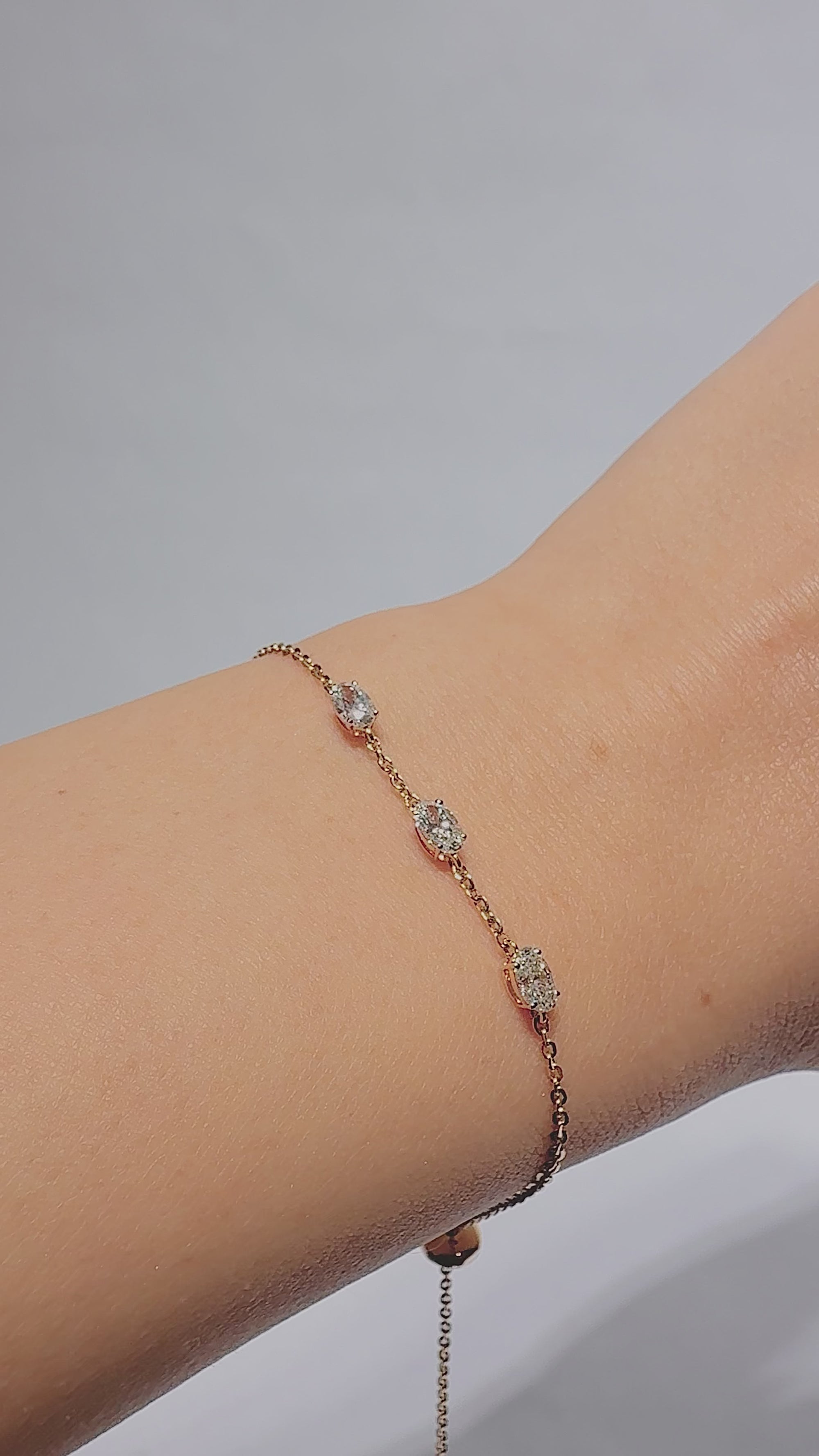 Eternal Oval Station Chain Bracelet