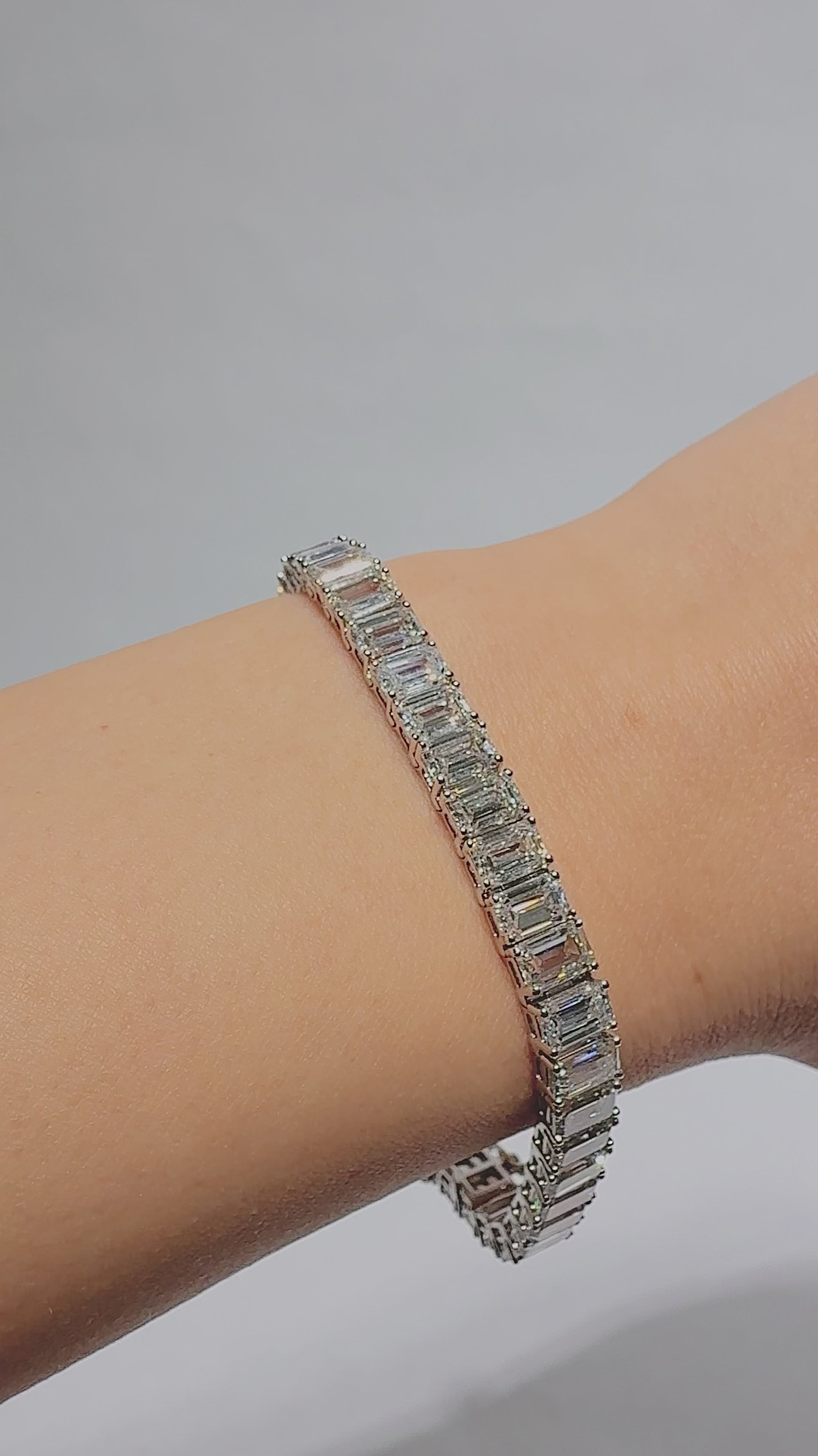 Eternity Emerald 21.64ct Bracelet