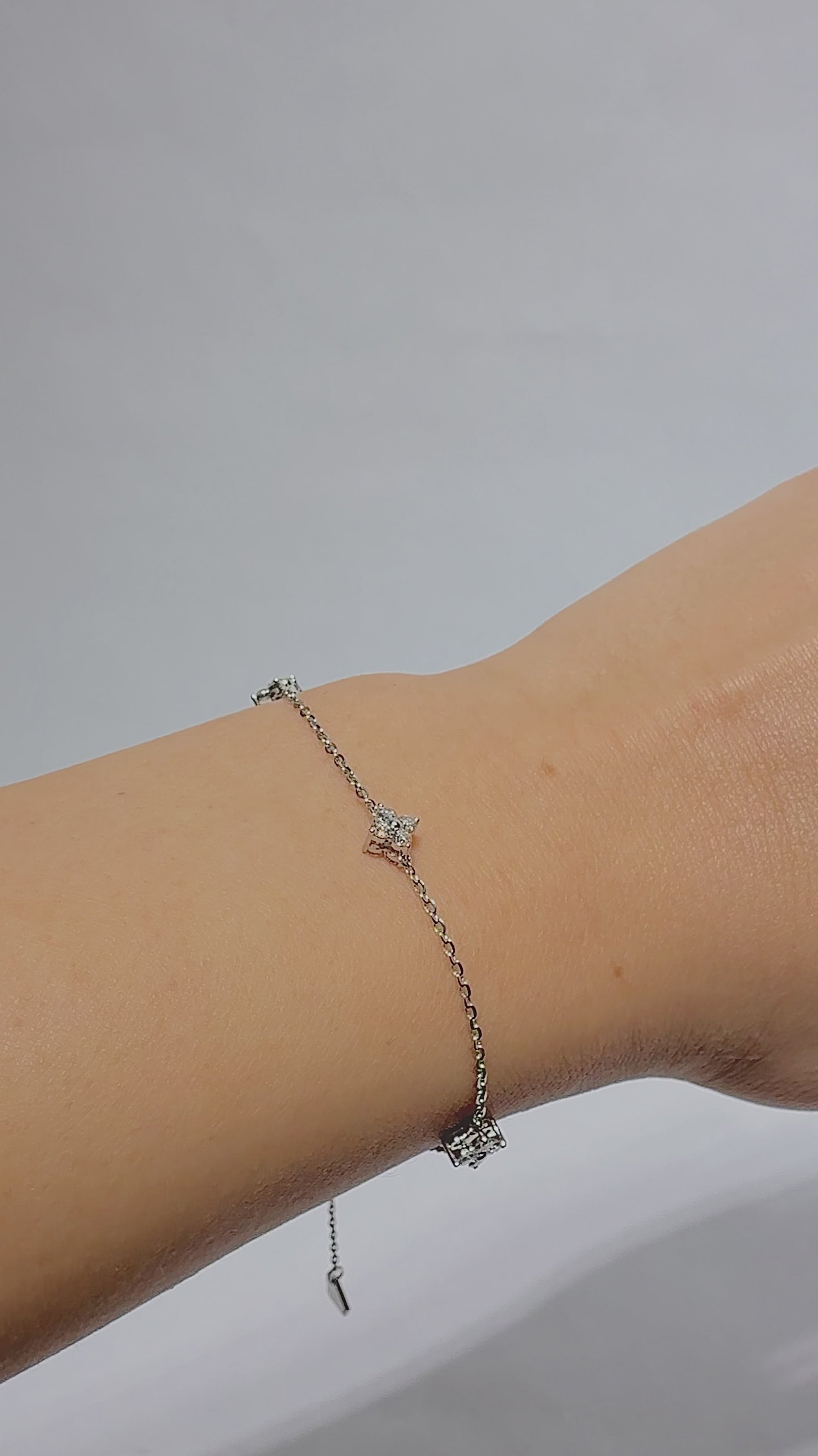 Celestial Station Clover Chain Bracelet