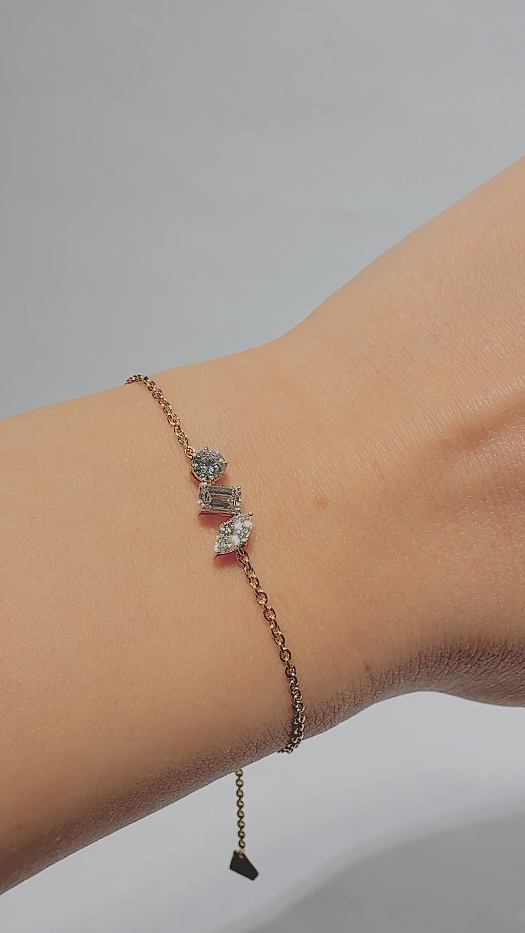 Twilight Multi-Shape Chain Bracelet