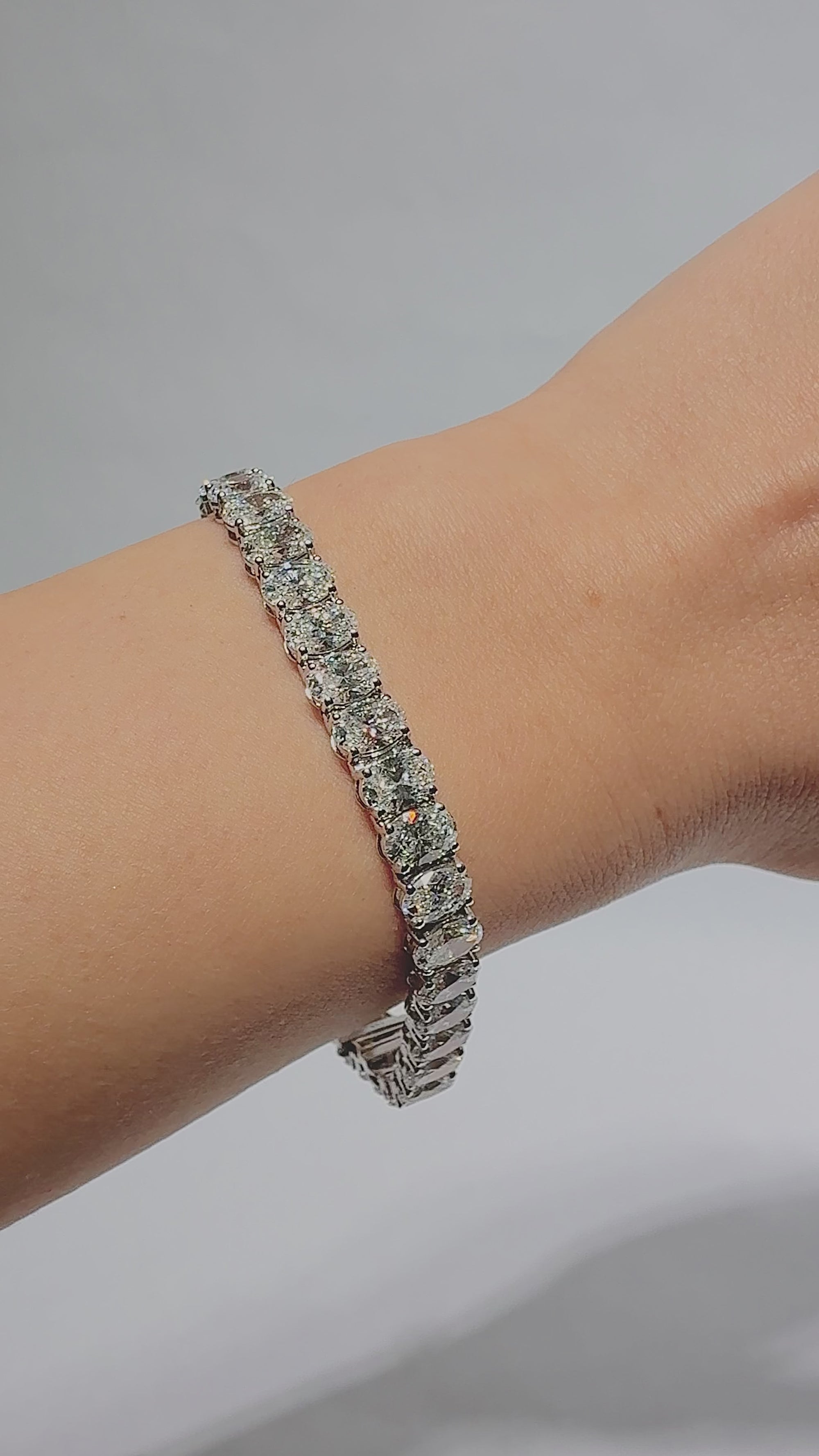 Eternity Oval 20.29ct Bracelet