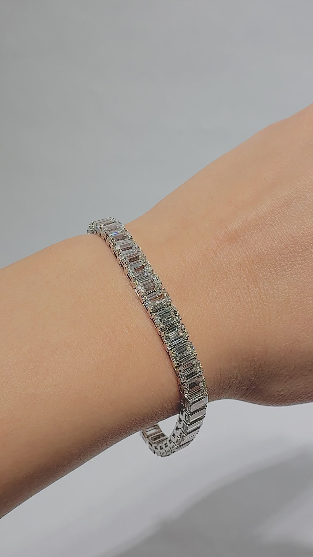 Eternity Emerald 17.31ct Bracelet