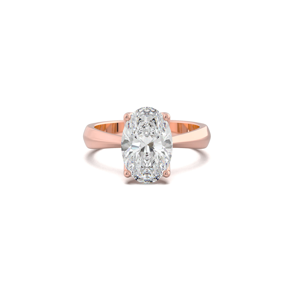 Oval Solitaire Engagement Ring