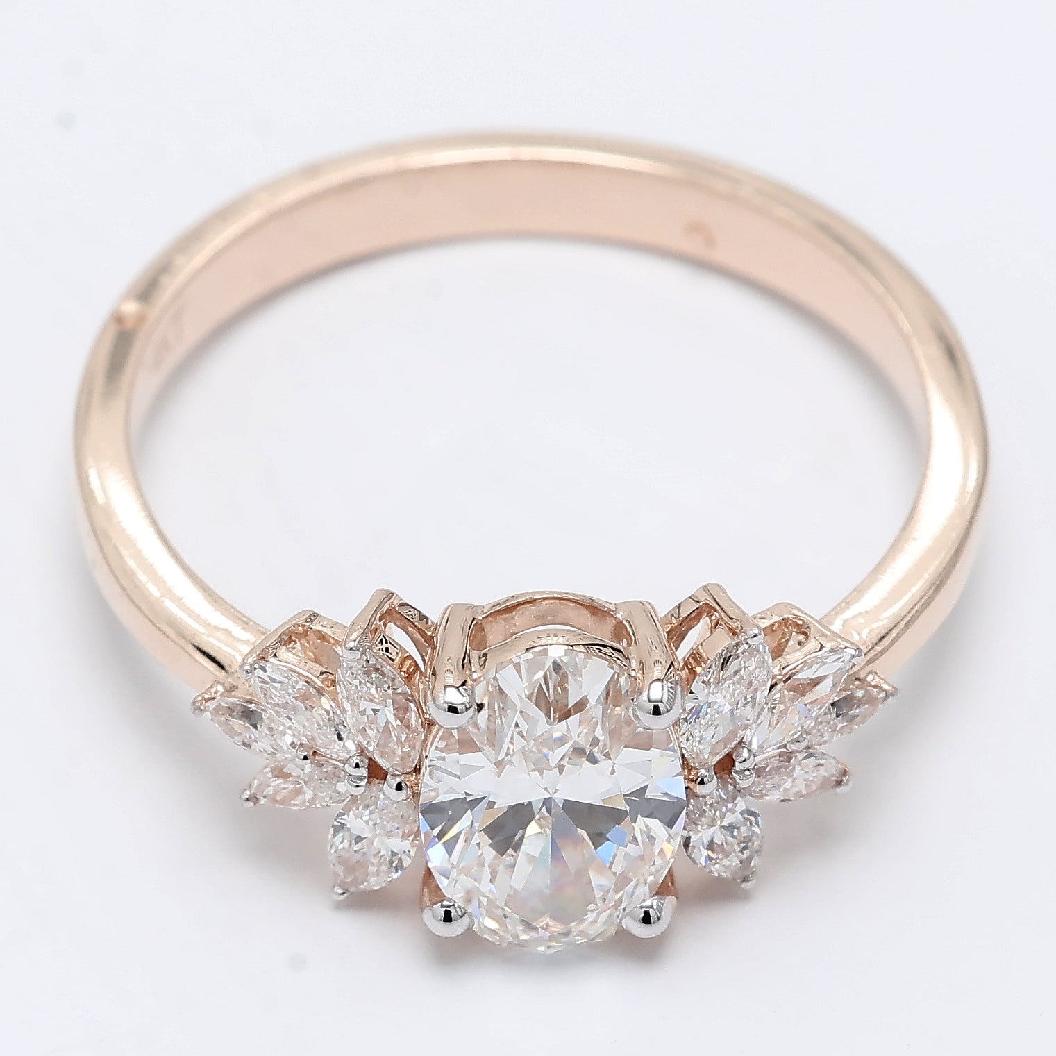 Twilight Oval Marquise Ring