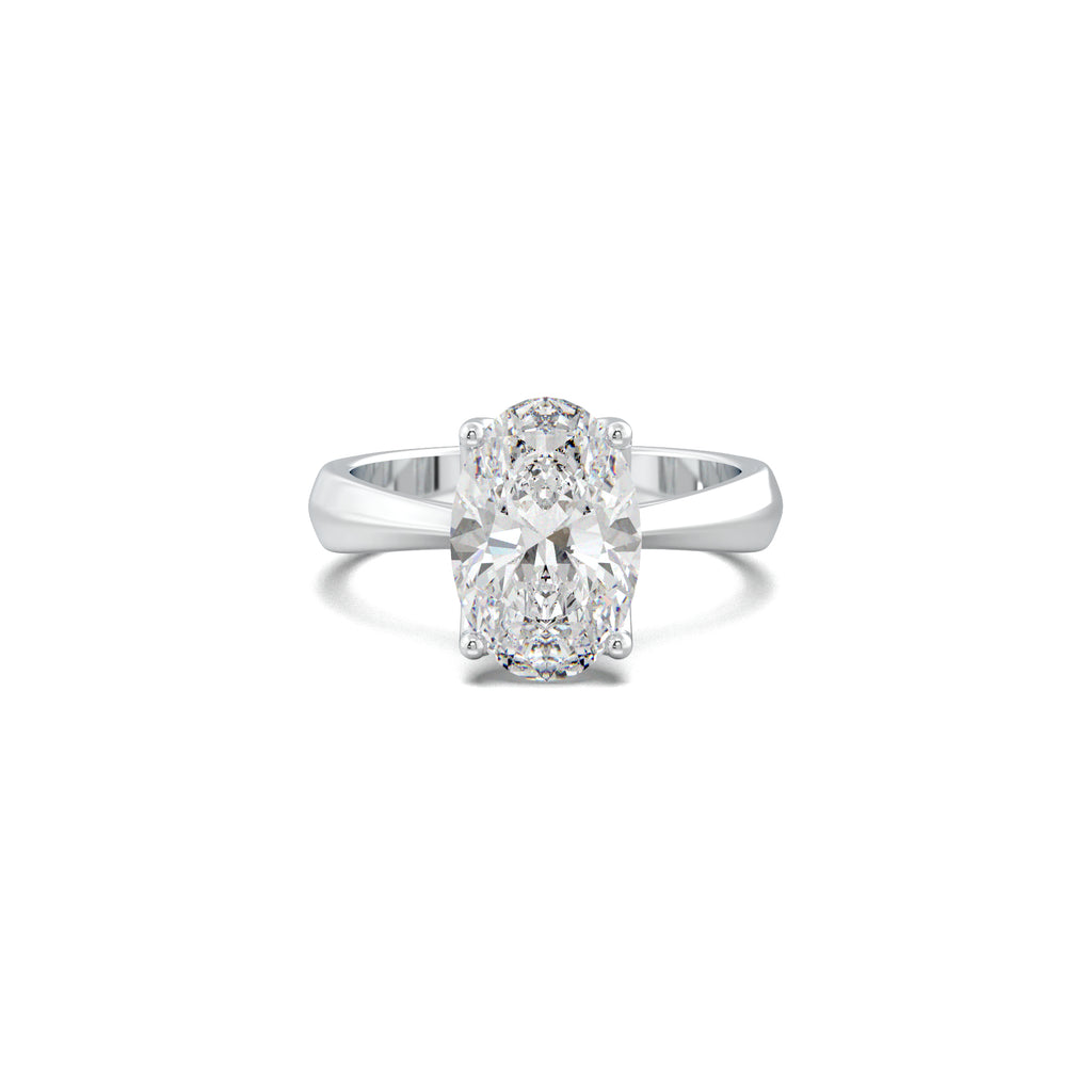 Oval Solitaire Engagement Ring