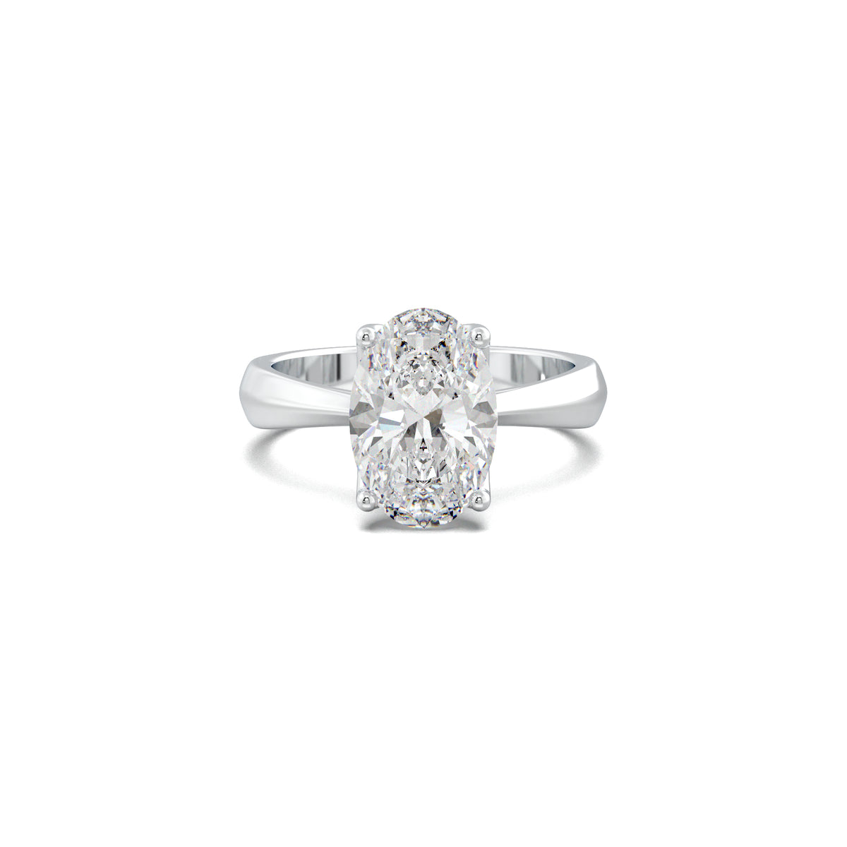 Oval Solitaire Engagement Ring